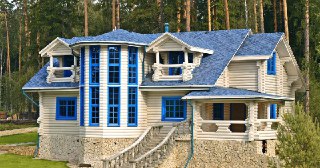 Строительство дома из оцилиндрованного бревна под ключ Красноярск цены от 12131 руб.