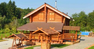 Строительство дома из рубленого бревна под ключ Красноярск цены от 10486 руб.