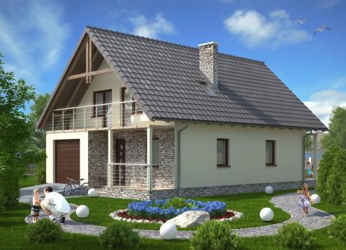 № 1007 Купить Проект дома Розтока. Закажите готовый проект № 1007 в Красноярске, цена 43452 руб.