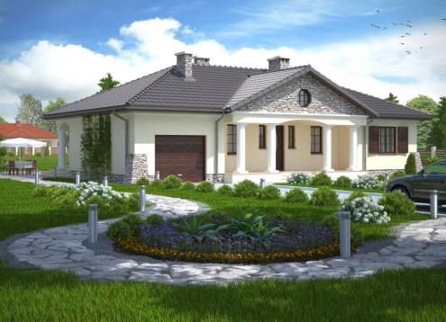 № 1073 Купить Проект дома Лидвинов. Закажите готовый проект № 1073 в Красноярске, цена 47016 руб.