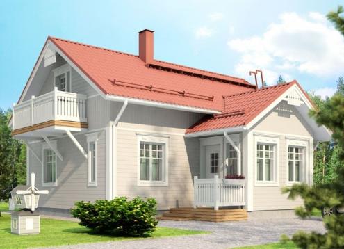 № 1162 Купить Проект дома Карелия 67. Закажите готовый проект № 1162 в Красноярске, цена 24120 руб.