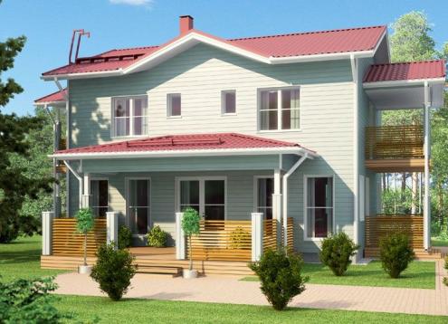 № 1203 Купить Проект дома Ратихера 149. Закажите готовый проект № 1203 в Красноярске, цена 53640 руб.