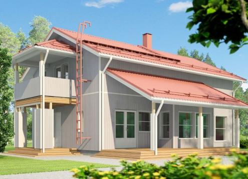 № 1217 Купить Проект дома Ратихера 162. Закажите готовый проект № 1217 в Красноярске, цена 58320 руб.