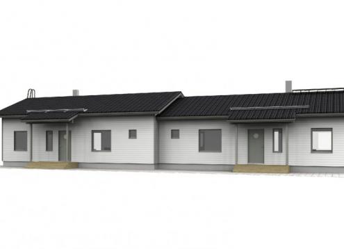 № 1227 Купить Проект дома ПТ 83-83. Закажите готовый проект № 1227 в Красноярске, цена 59760 руб.