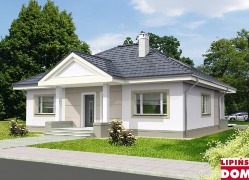 № 1307 Купить Проект дома Люси 4. Закажите готовый проект № 1307 в Красноярске, цена 35640 руб.