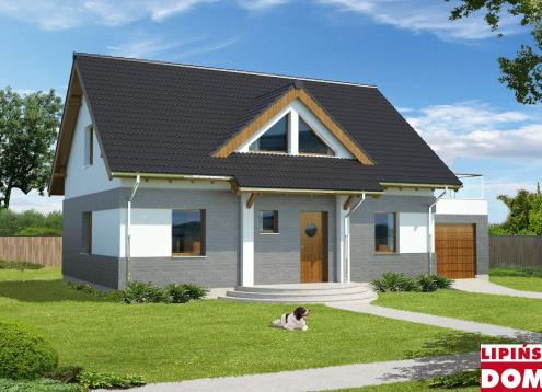 № 1364 Купить Проект дома Липинси Пассивный дом 1. Закажите готовый проект № 1364 в Красноярске, цена 46451 руб.