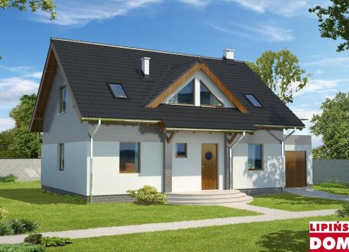 № 1452 Купить Проект дома Берлин. Закажите готовый проект № 1452 в Красноярске, цена 44323 руб.
