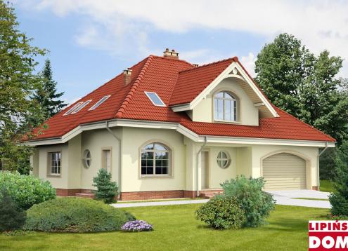 № 1453 Купить Проект дома Флоренс. Закажите готовый проект № 1453 в Красноярске, цена 58169 руб.