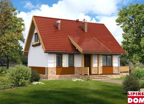 № 1488 Купить Проект дома Нарвик. Закажите готовый проект № 1488 в Красноярске, цена 29257 руб.