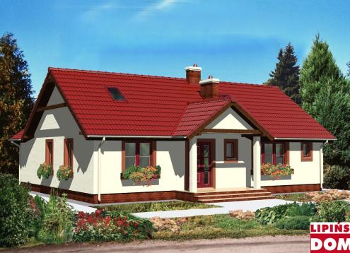 № 1548 Купить Проект дома Баден. Закажите готовый проект № 1548 в Красноярске, цена 41962 руб.