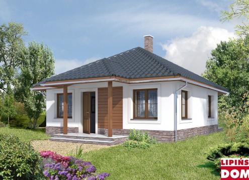 № 1556 Купить Проект дома Роузвиль. Закажите готовый проект № 1556 в Красноярске, цена 18400 руб.
