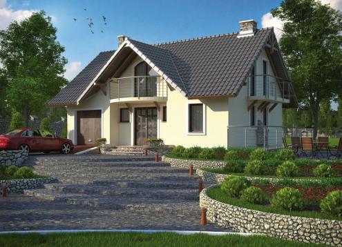 № 1571 Купить Проект дома Садогора. Закажите готовый проект № 1571 в Красноярске, цена 41796 руб.