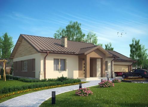 № 1582 Купить Проект дома Родостово Джи. Закажите готовый проект № 1582 в Красноярске, цена 57780 руб.