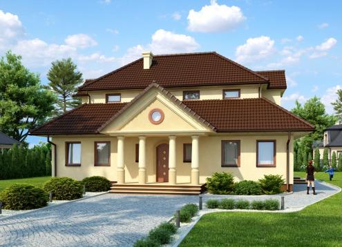 № 1583 Купить Проект дома Олхава. Закажите готовый проект № 1583 в Красноярске, цена 50976 руб.
