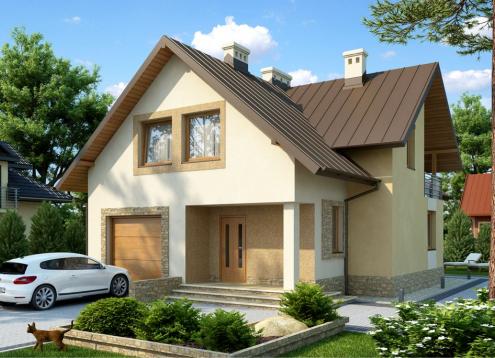 № 1596 Купить Проект дома Дирак. Закажите готовый проект № 1596 в Красноярске, цена 0 руб.