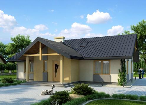 № 1605 Купить Проект дома Злоценец. Закажите готовый проект № 1605 в Красноярске, цена 41292 руб.