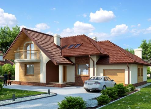 № 1609 Купить Проект дома Салватов. Закажите готовый проект № 1609 в Красноярске, цена 50796 руб.