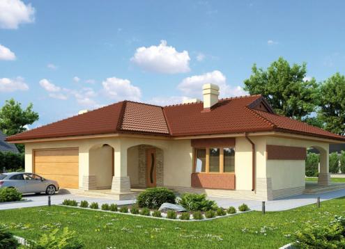 № 1618 Купить Проект дома Горсков 2. Закажите готовый проект № 1618 в Красноярске, цена 62388 руб.