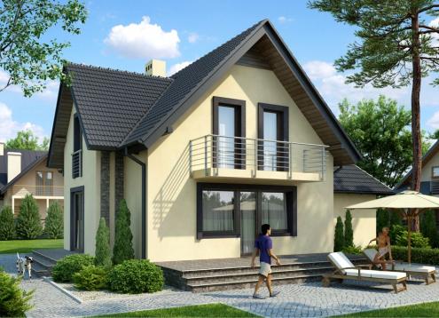 № 1643 Купить Проект дома Анютины 2. Закажите готовый проект № 1643 в Красноярске, цена 39636 руб.