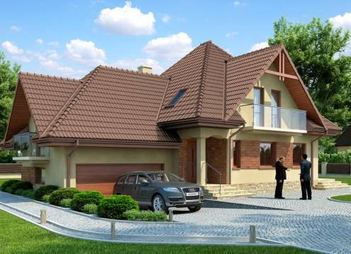 № 1654 Купить Проект дома Вереска 2. Закажите готовый проект № 1654 в Красноярске, цена 53784 руб.
