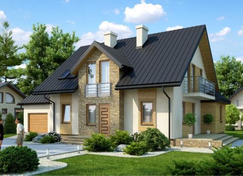 № 1657 Купить Проект дома Храброво Н. Закажите готовый проект № 1657 в Красноярске, цена 52812 руб.