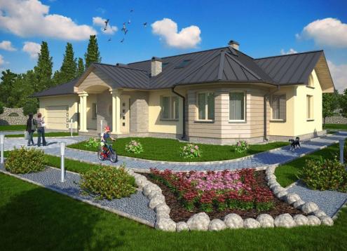 № 1659 Купить Проект дома Билкза. Закажите готовый проект № 1659 в Красноярске, цена 75132 руб.