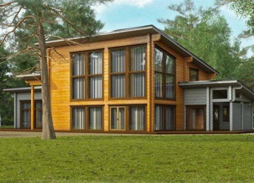 № 1730 Купить Проект дома ЕЛШ  - 261. Закажите готовый проект № 1730 в Красноярске, цена 73800 руб.